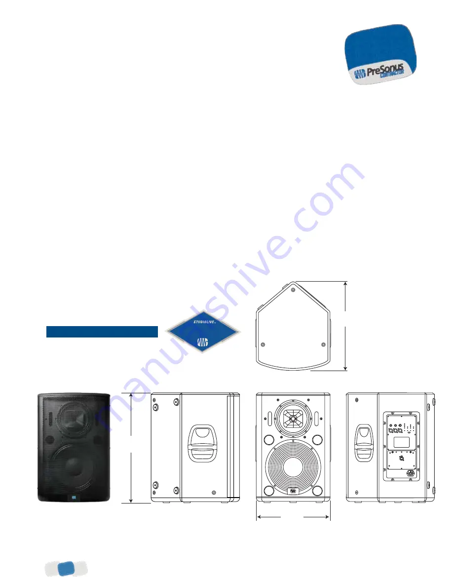 PRESONUS StudioLive 312AI Specifications Download Page 3