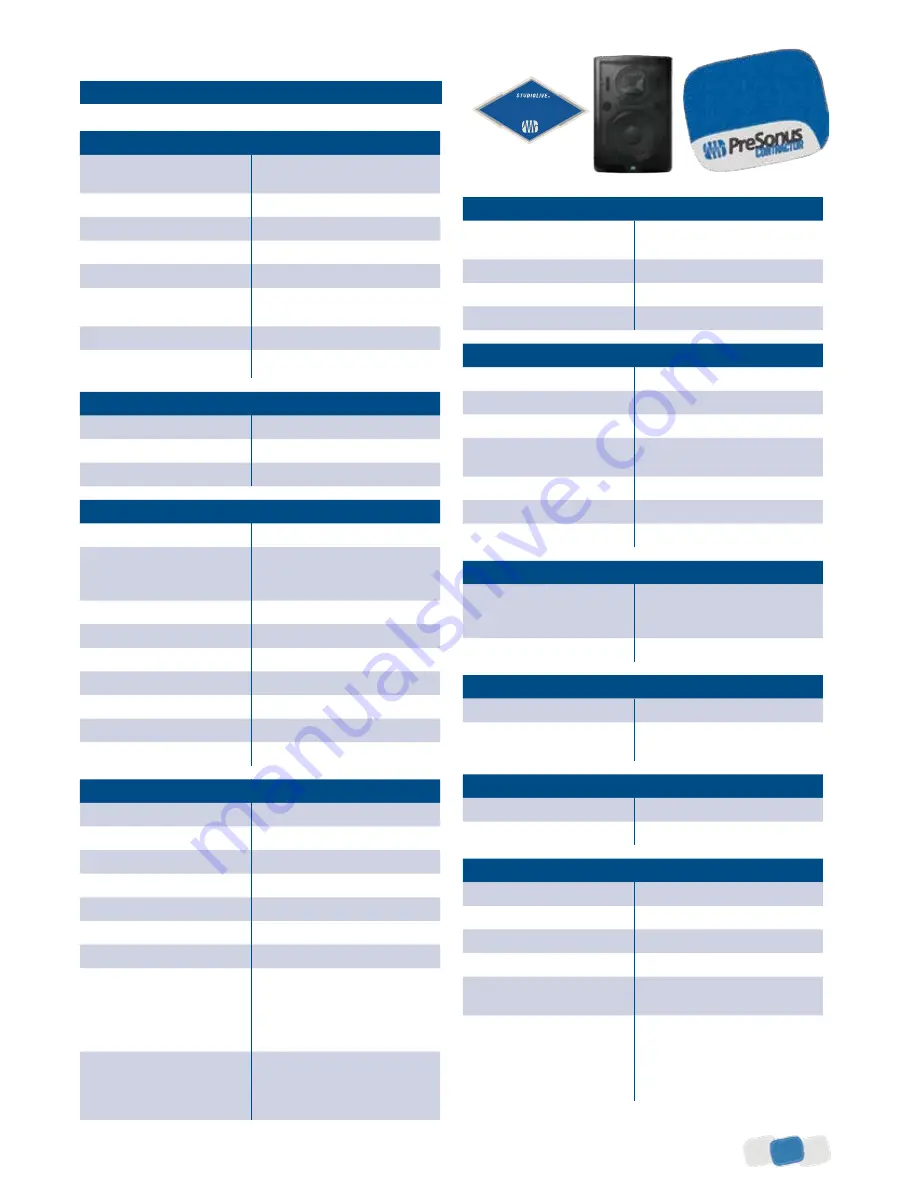 PRESONUS StudioLive 312AI Specifications Download Page 4