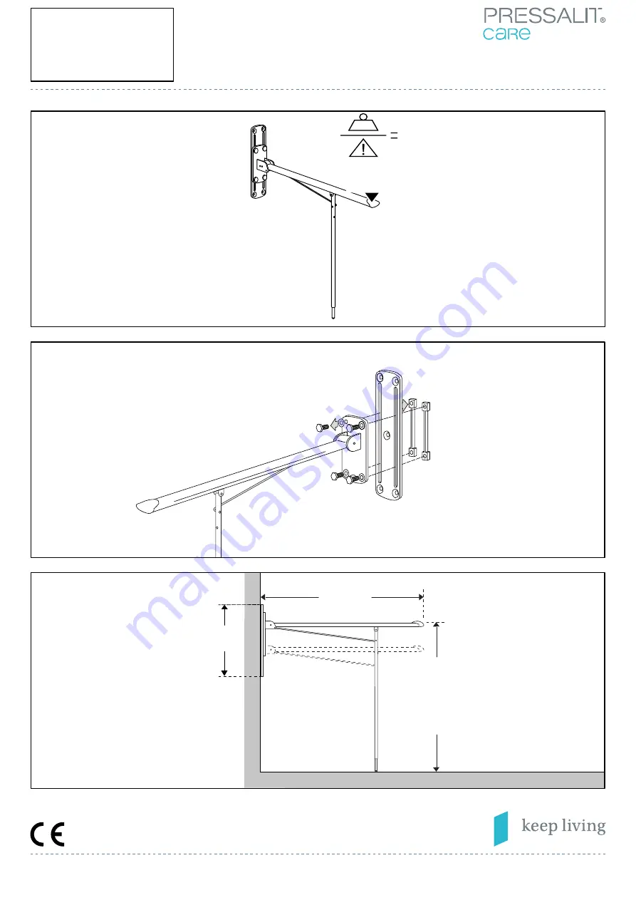 Pressalit Care 5708590176437 Mounting Instruction Download Page 7