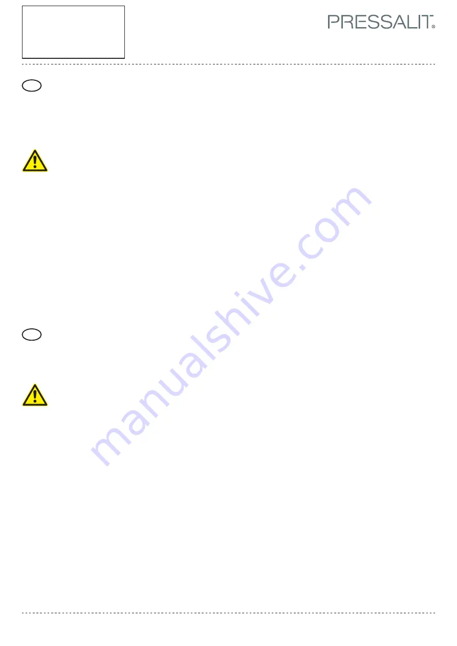 Pressalit Care R8425218 Mounting Instruction Download Page 5