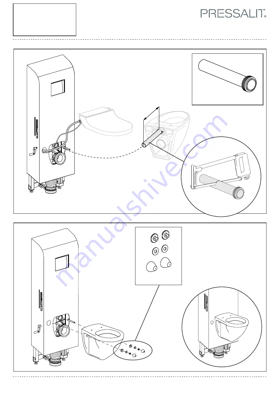 Pressalit Care SELECT R9014 Mounting Instruction Download Page 23