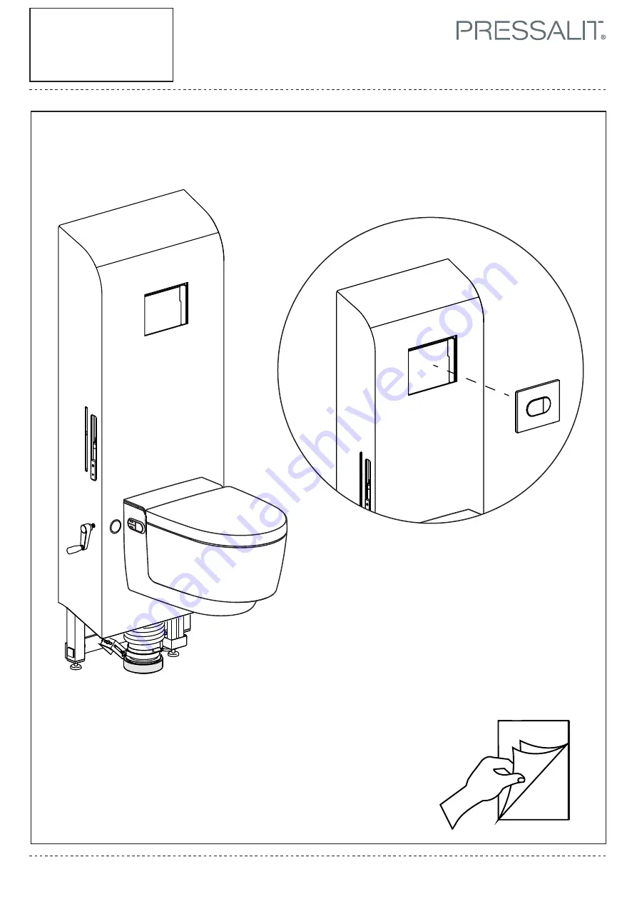 Pressalit Care SELECT R9014 Mounting Instruction Download Page 32