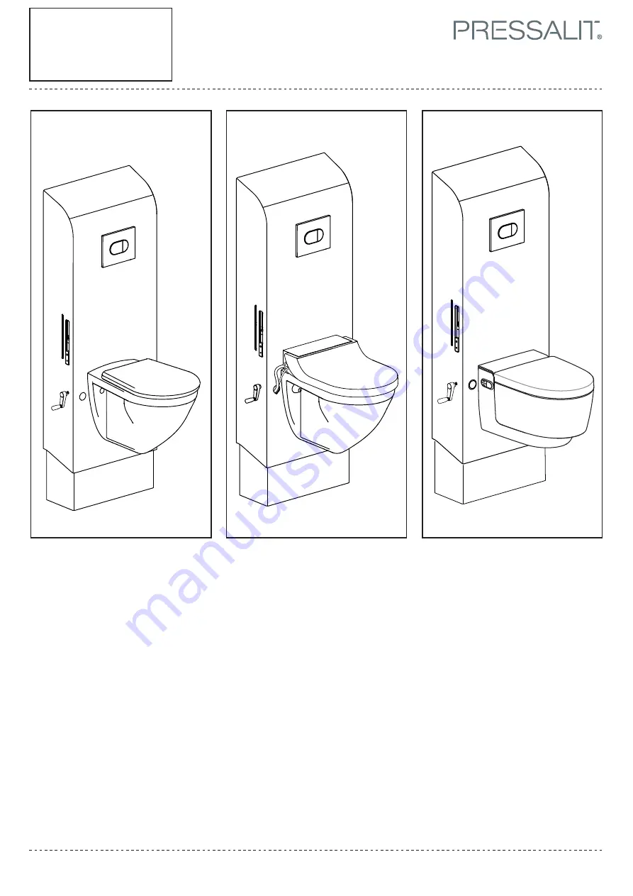 Pressalit Care SELECT R9014 Mounting Instruction Download Page 34