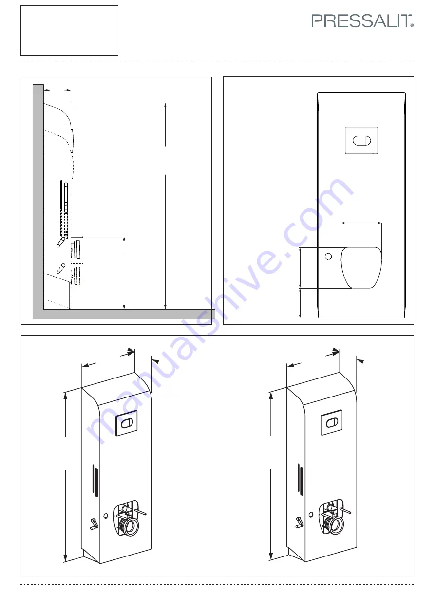 Pressalit Care SELECT R9014 Mounting Instruction Download Page 35