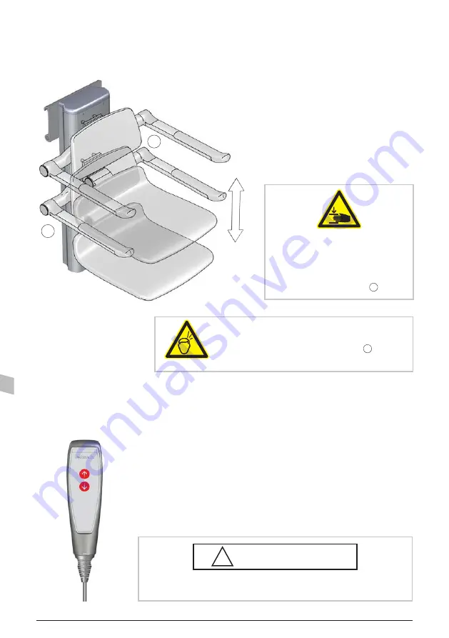 Pressalit 450 seat  R7481 Скачать руководство пользователя страница 12