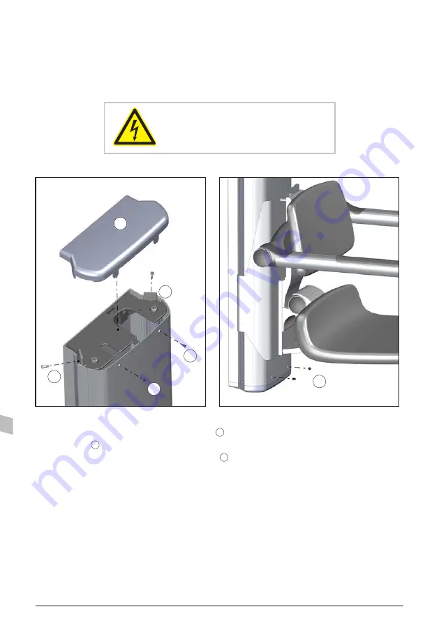 Pressalit 450 seat  R7481 Operation And Maintenance Manual Download Page 54