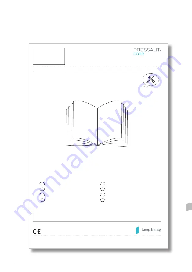 Pressalit 450 seat  R7481 Operation And Maintenance Manual Download Page 85