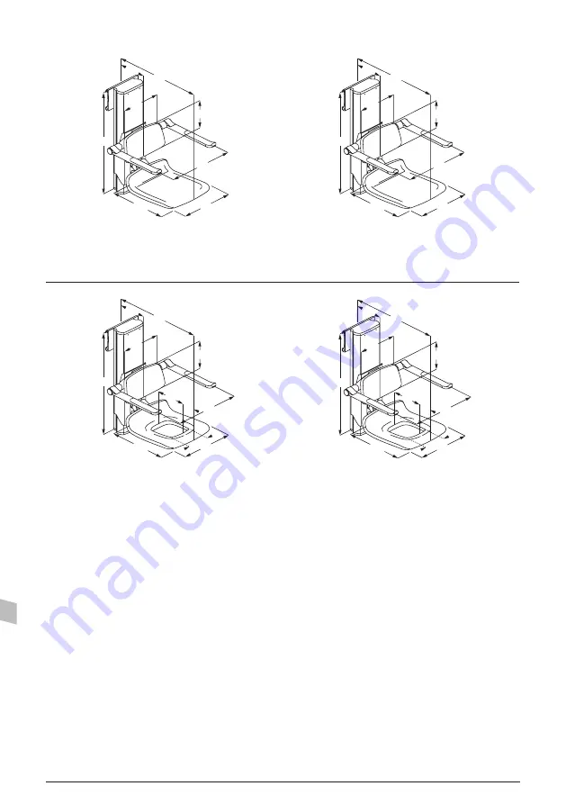 Pressalit 450 seat  R7481 Operation And Maintenance Manual Download Page 96