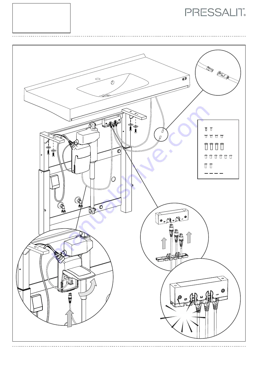 Pressalit MATRIX R4870 Mounting Instruction Download Page 17