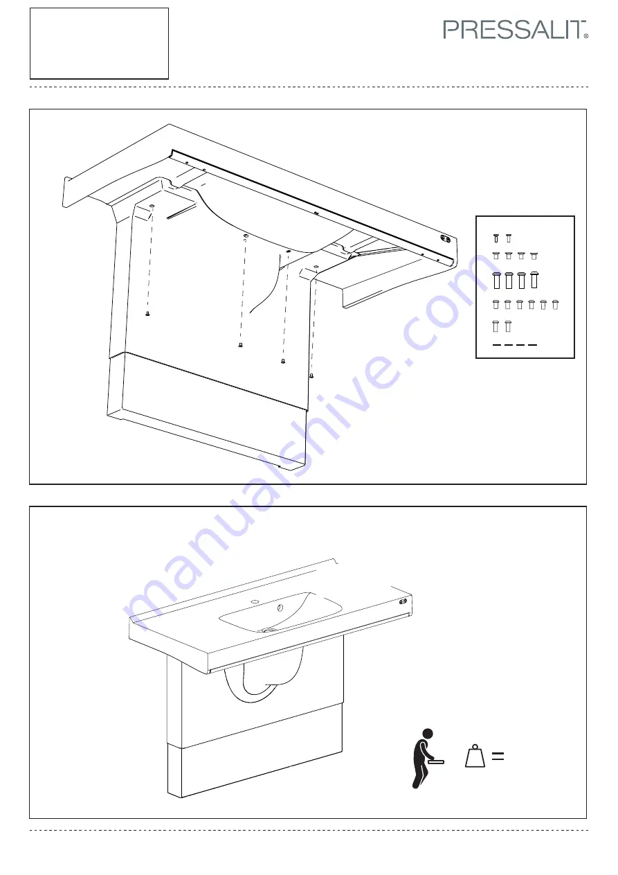 Pressalit MATRIX R4870 Mounting Instruction Download Page 27