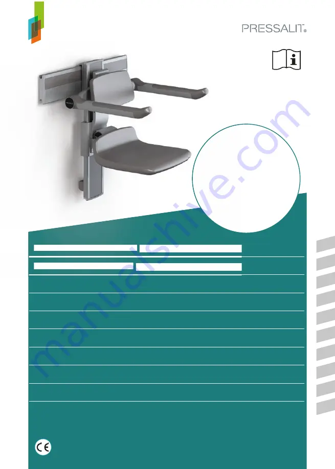 Pressalit PLUS 310 Operation And Maintenance Manual Download Page 1