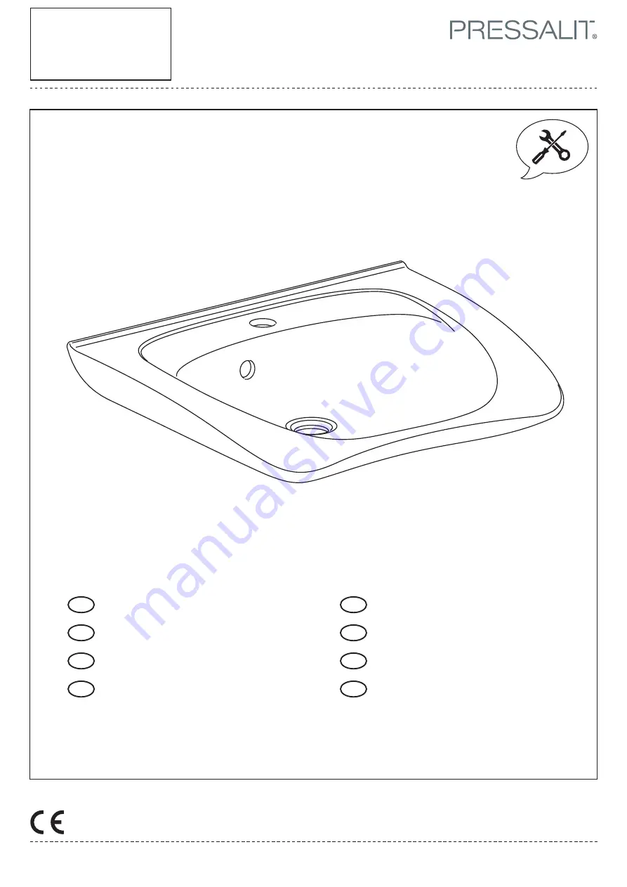 Pressalit R2052 Mounting Instruction Download Page 1