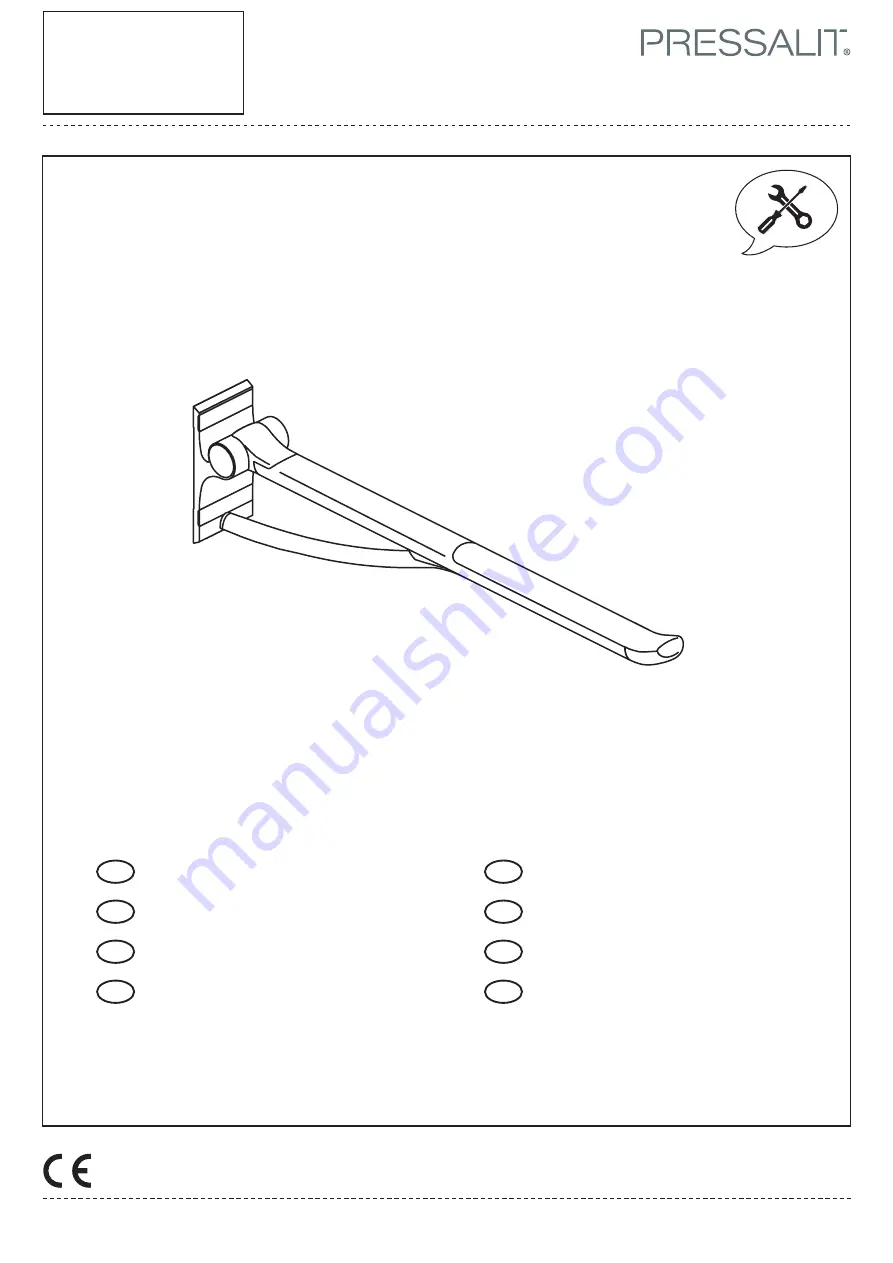 Pressalit R360070 Mounting Instruction Download Page 1