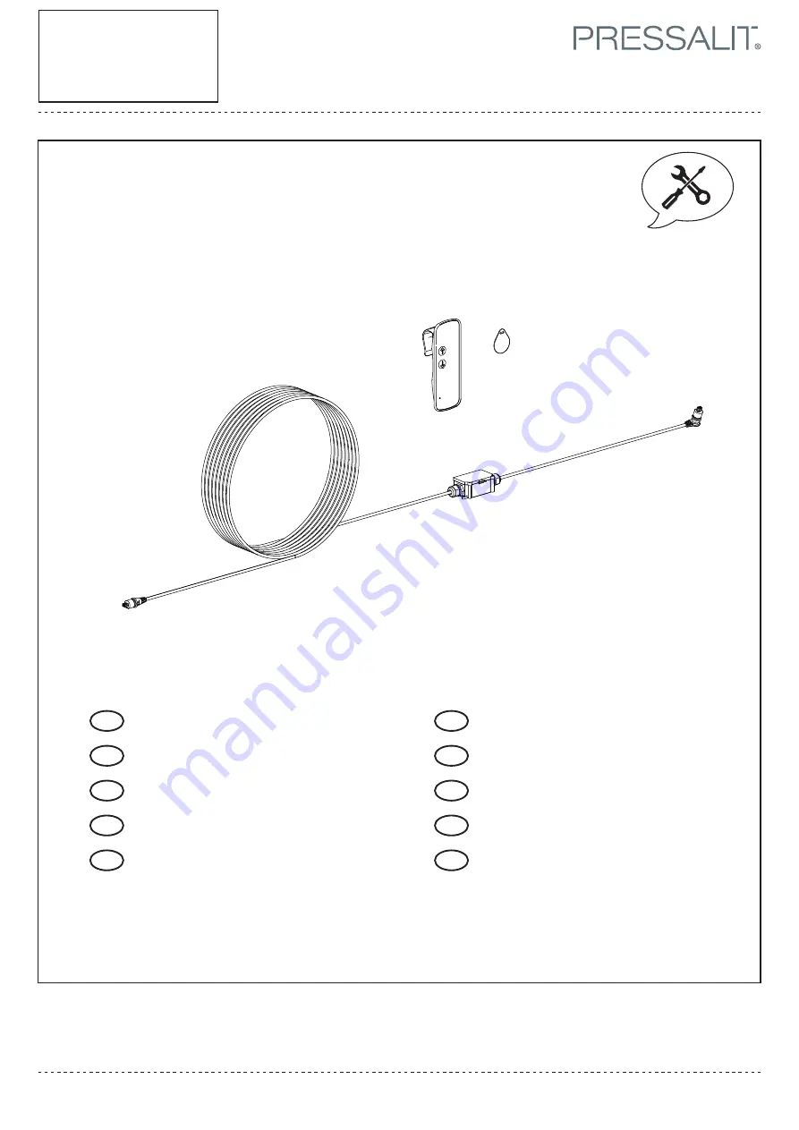 Pressalit R8491 Mounting Instruction Download Page 1