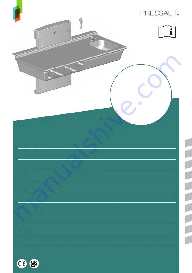 Pressalit R8661 Operation And Maintenance Manual Download Page 1