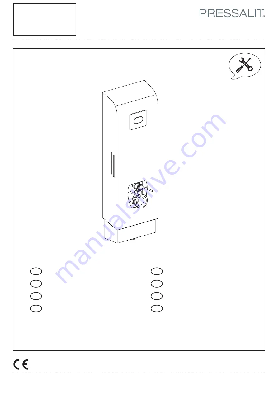 Pressalit R9113 Mounting Instruction Download Page 1