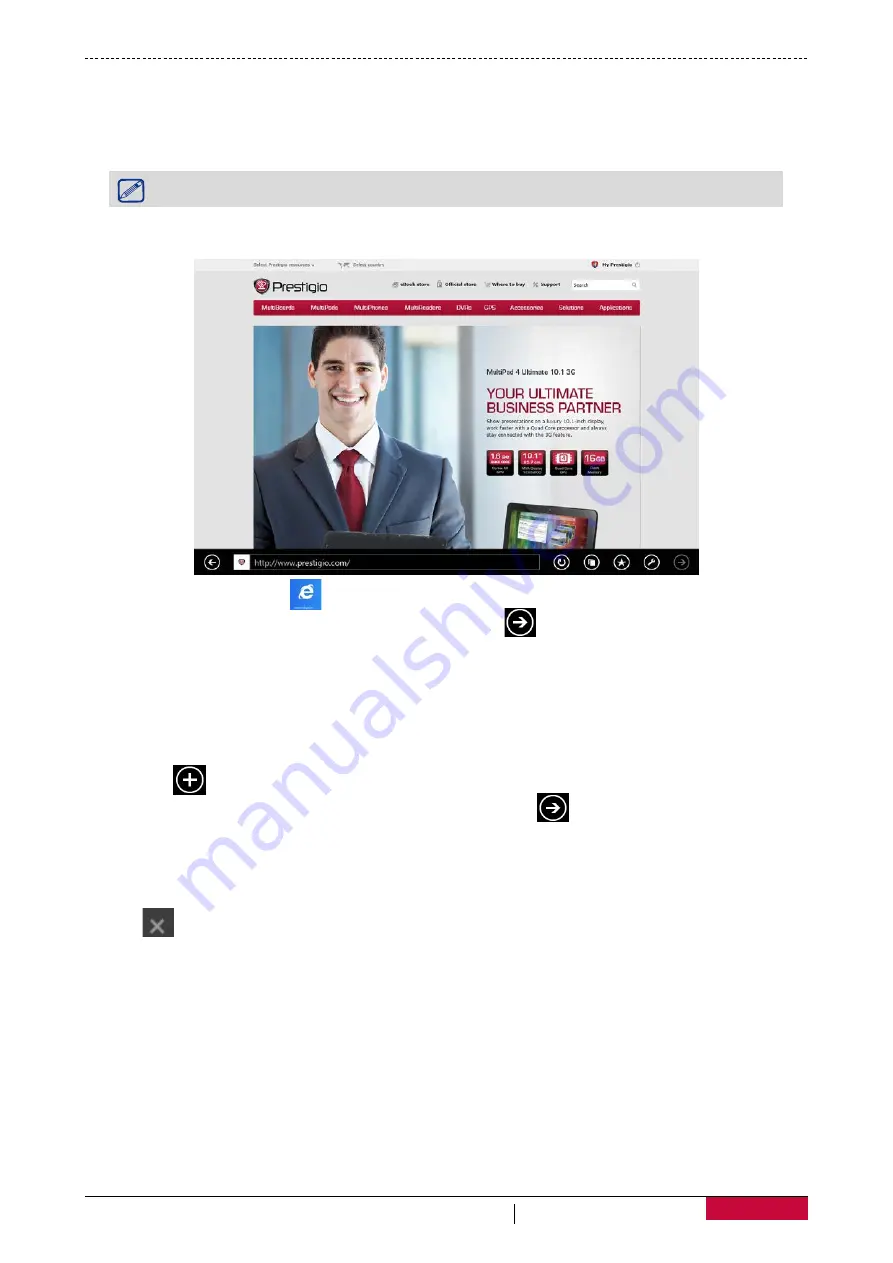 Prestigio MultiPad Visconte PMP810E Скачать руководство пользователя страница 21