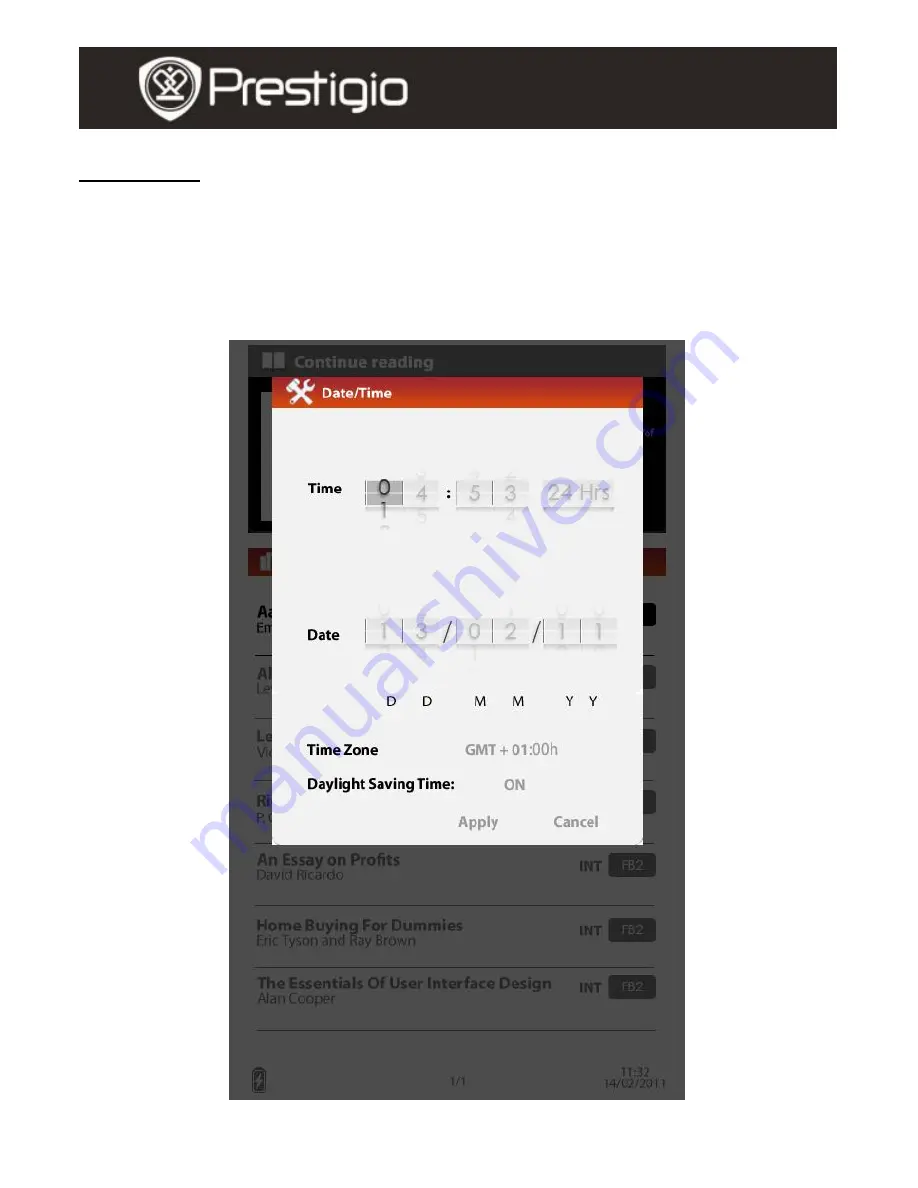 Prestigio PER3172 User Manual Download Page 24