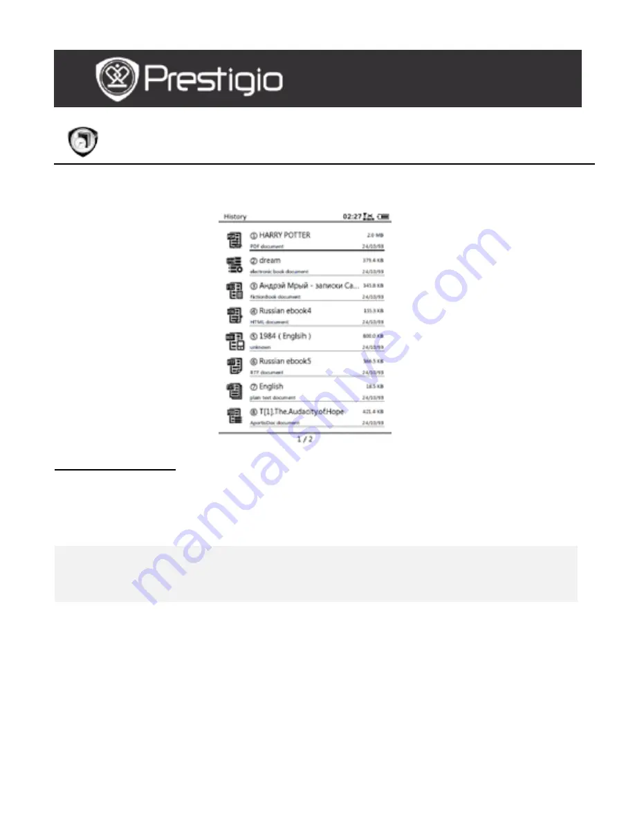 Prestigio PER5162 User Manual Download Page 5