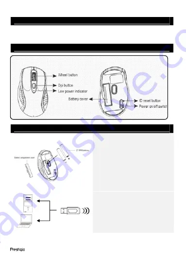 Prestigio PJ-MSL2B Скачать руководство пользователя страница 1