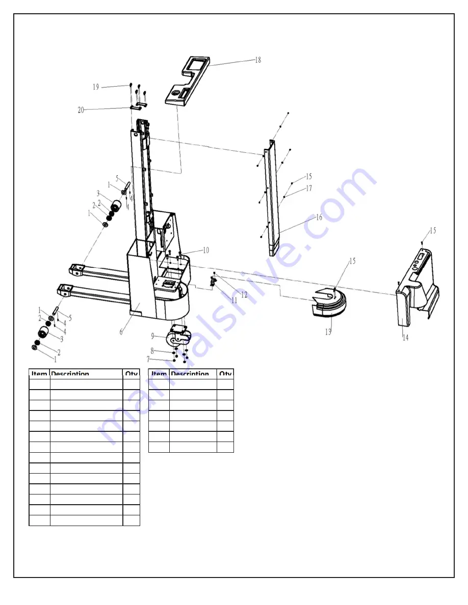 Presto Lifts PPS2200-62NFO-21 Owner'S Manual Download Page 18