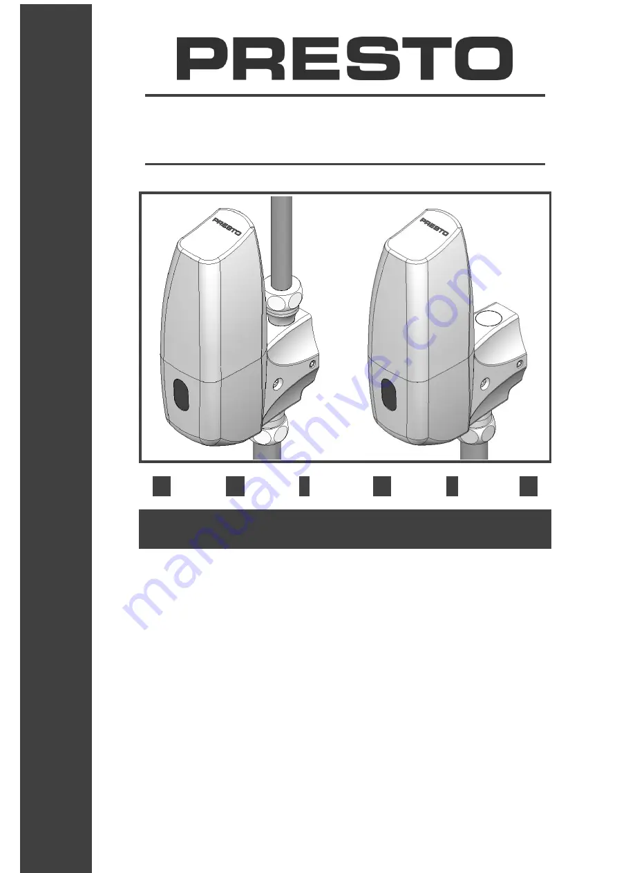 Presto SENSAO 8400 N Скачать руководство пользователя страница 1