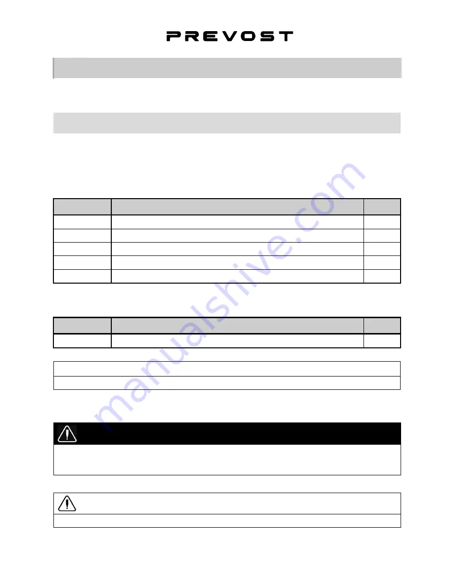 PREVOST IS-18904 Instruction Sheet Download Page 1