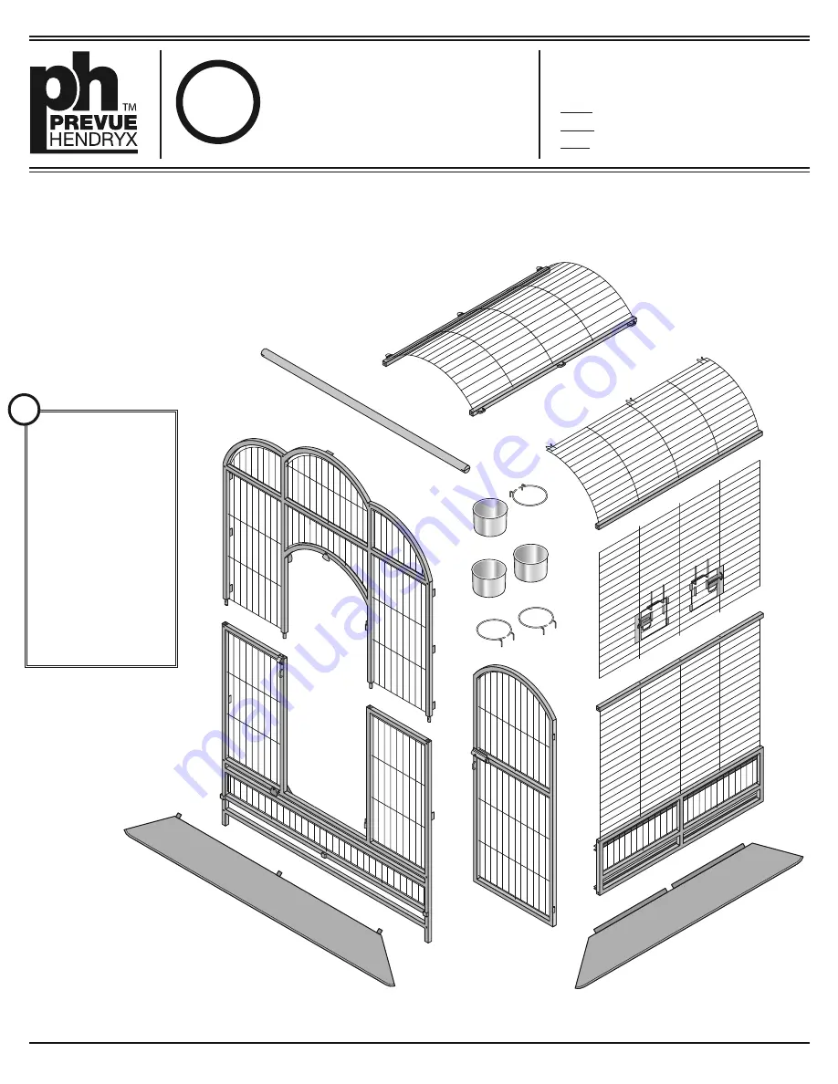 Prevue Hendryx 3155S Quick Start Manual Download Page 3