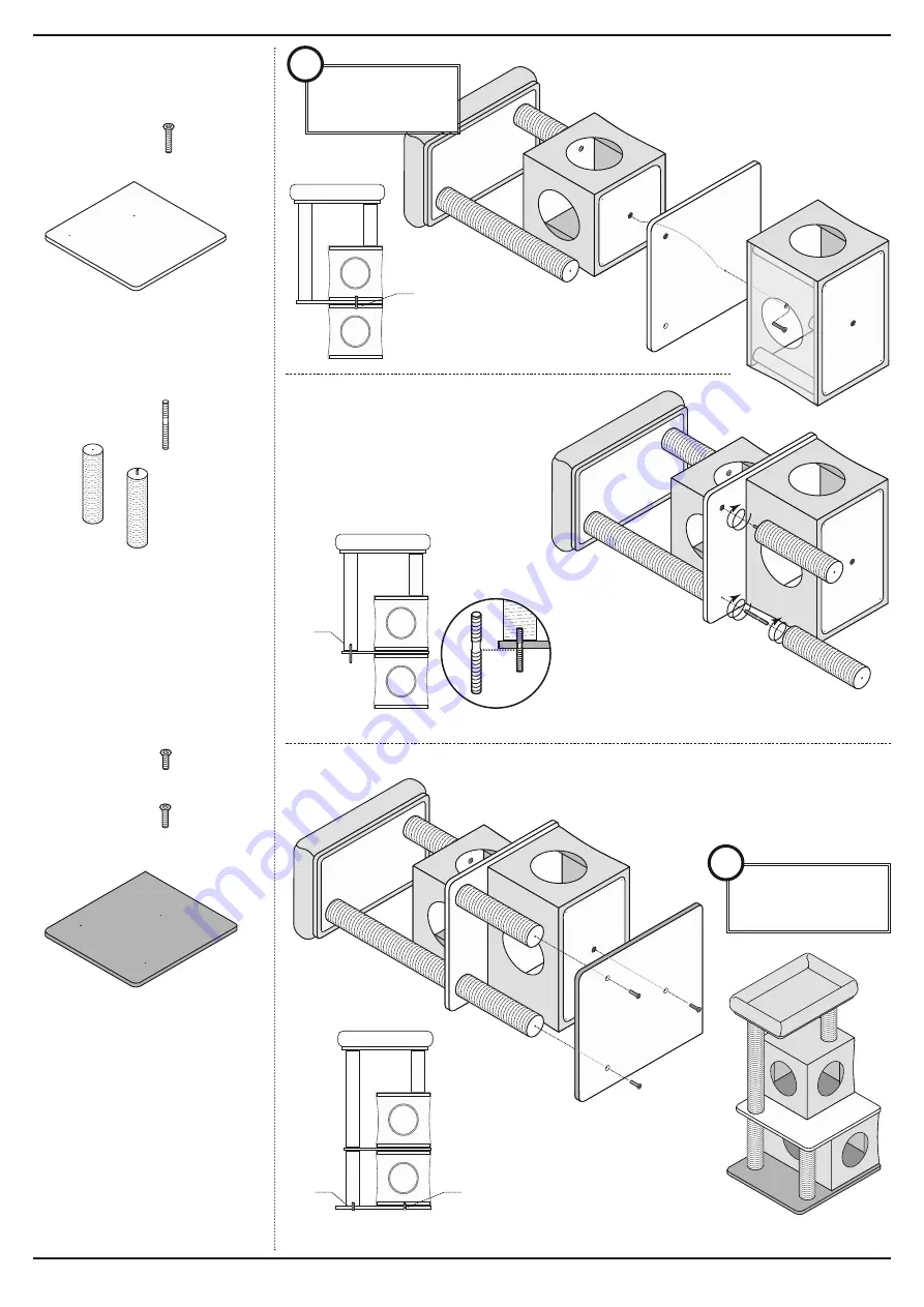 Prevue Hendryx Mod Lounge 7330 Manual Download Page 4