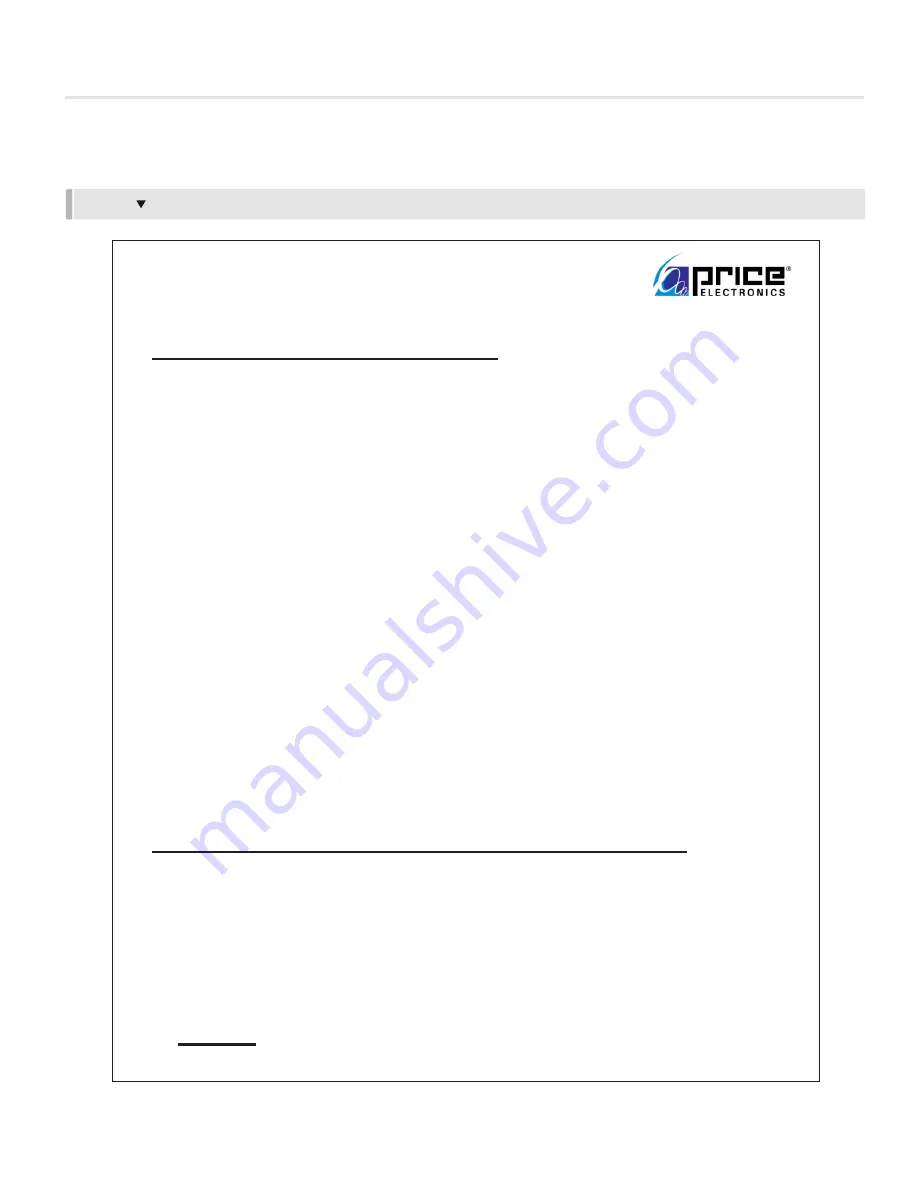 Price PRTU-Front-End Series Manual Download Page 52