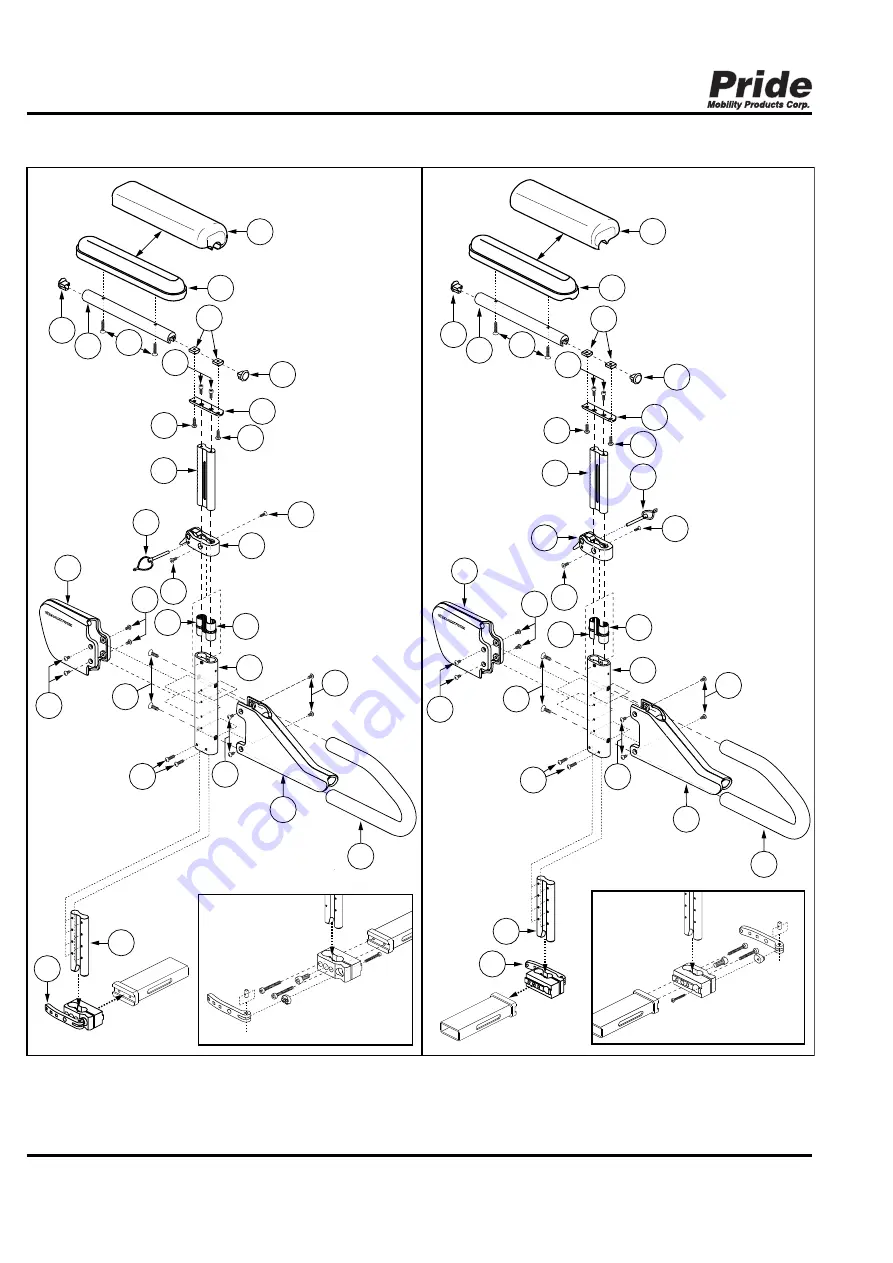 Pride Mobility QUANTUM REHAB Euro Seat 2 Скачать руководство пользователя страница 26