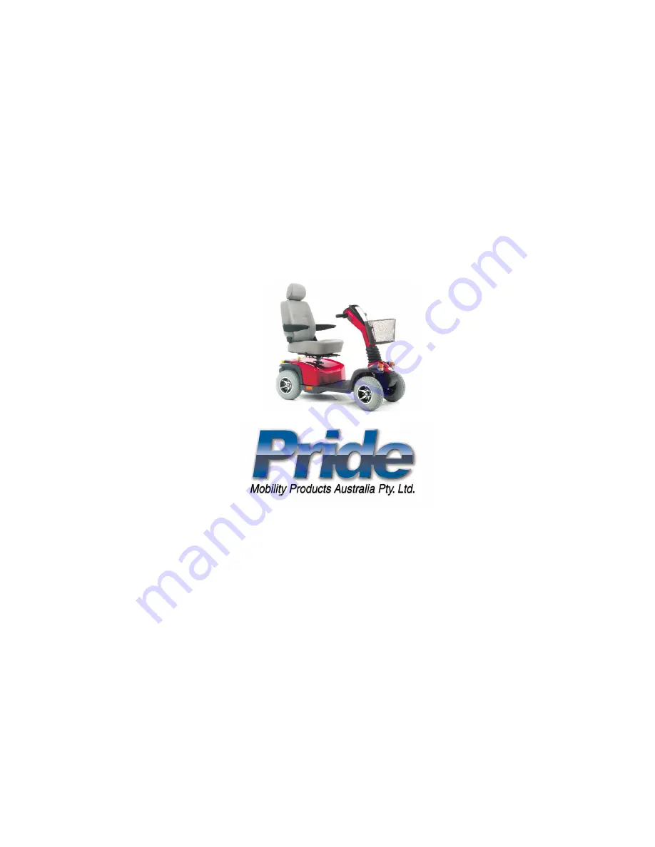 Pride Mobility Ultimate-4 XL Owner'S Manual Download Page 38