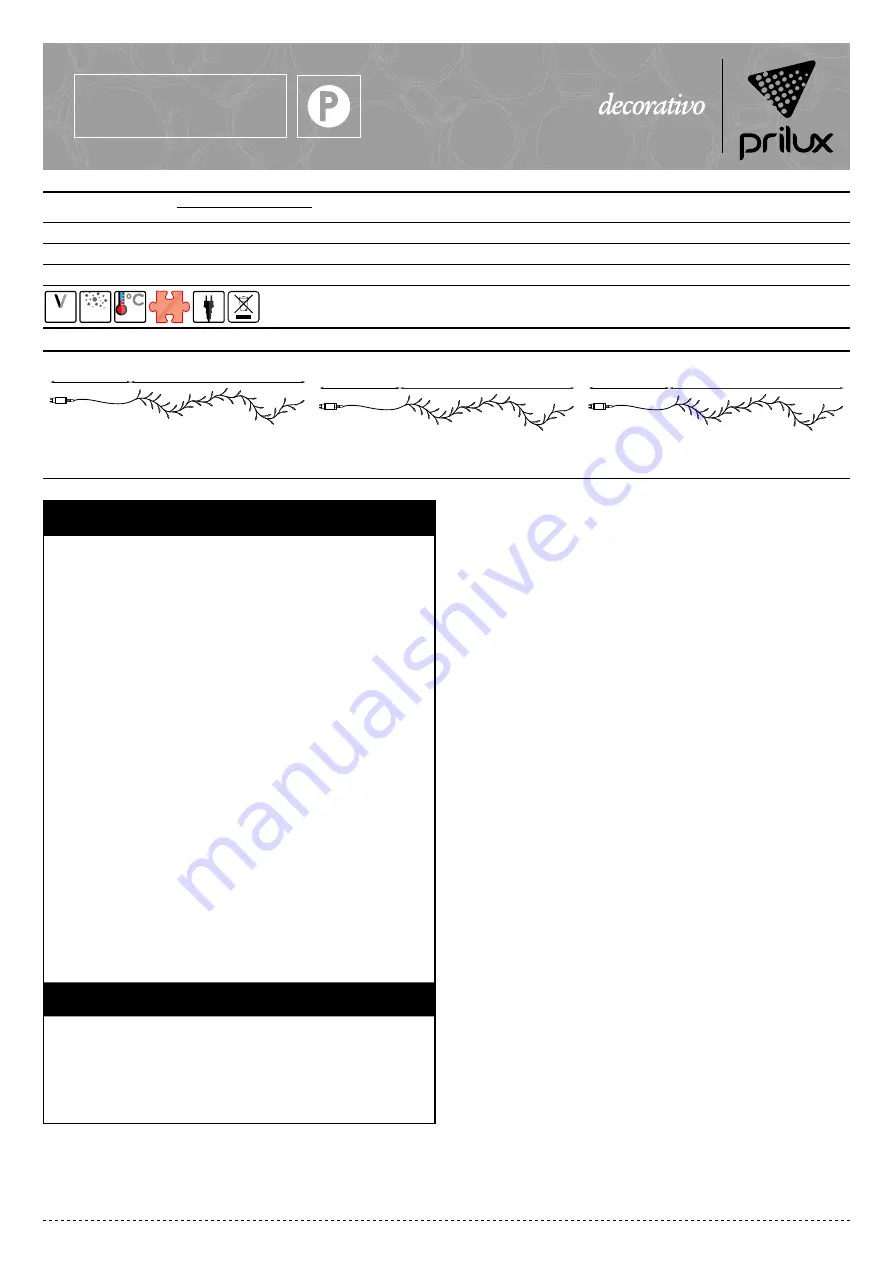 Prilux CLUSTER MICROLED 444354 Quick Start Manual Download Page 7