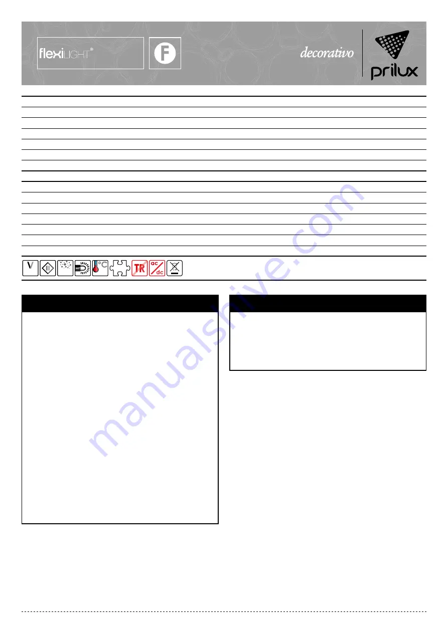 Prilux flexiLIGHT 146432 Manual Download Page 17