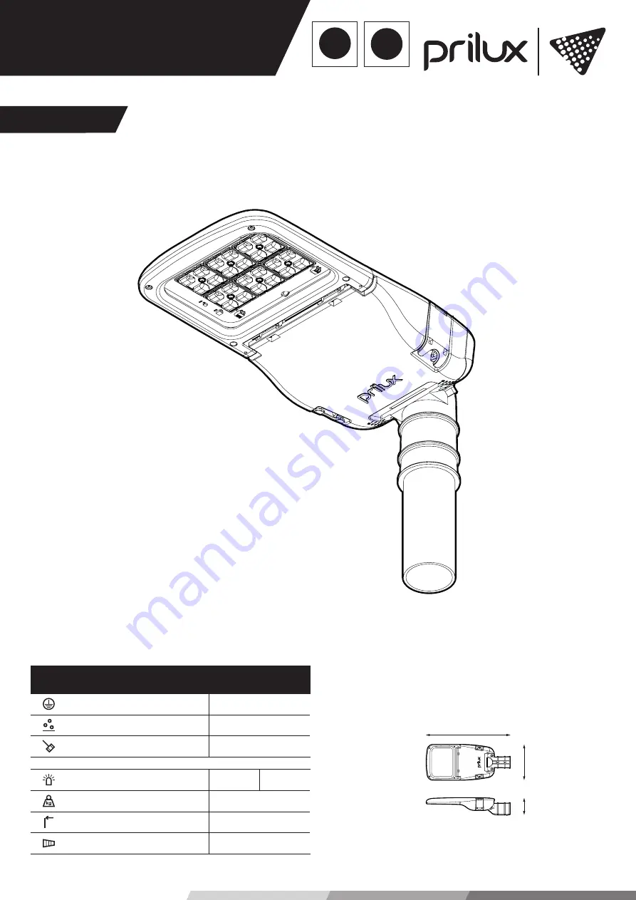 Prilux Versa LED Instruction Manual Download Page 1