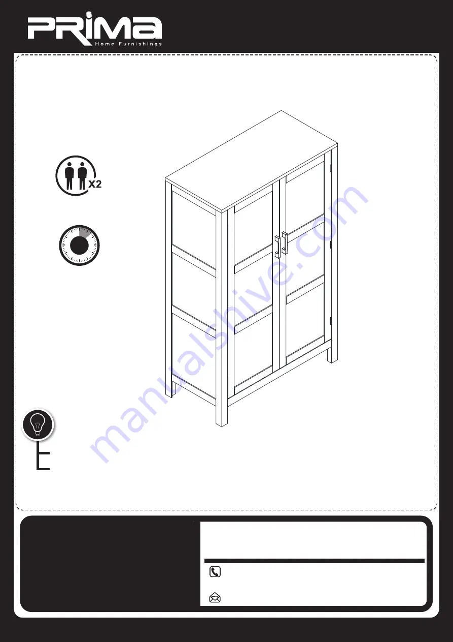 Prima C1610932 Assembly Instructions Manual Download Page 1