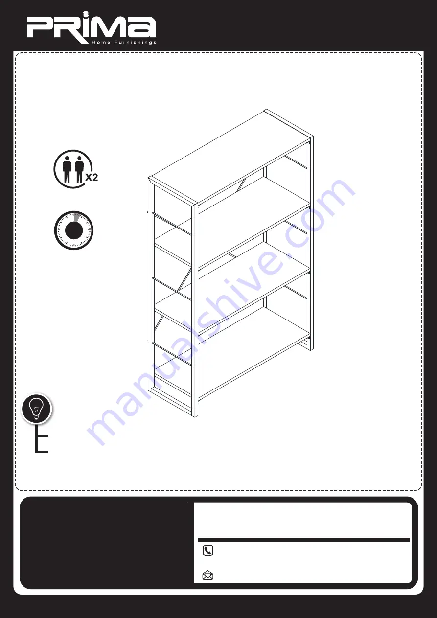 Prima C1710262 Assembly Instructions Manual Download Page 1