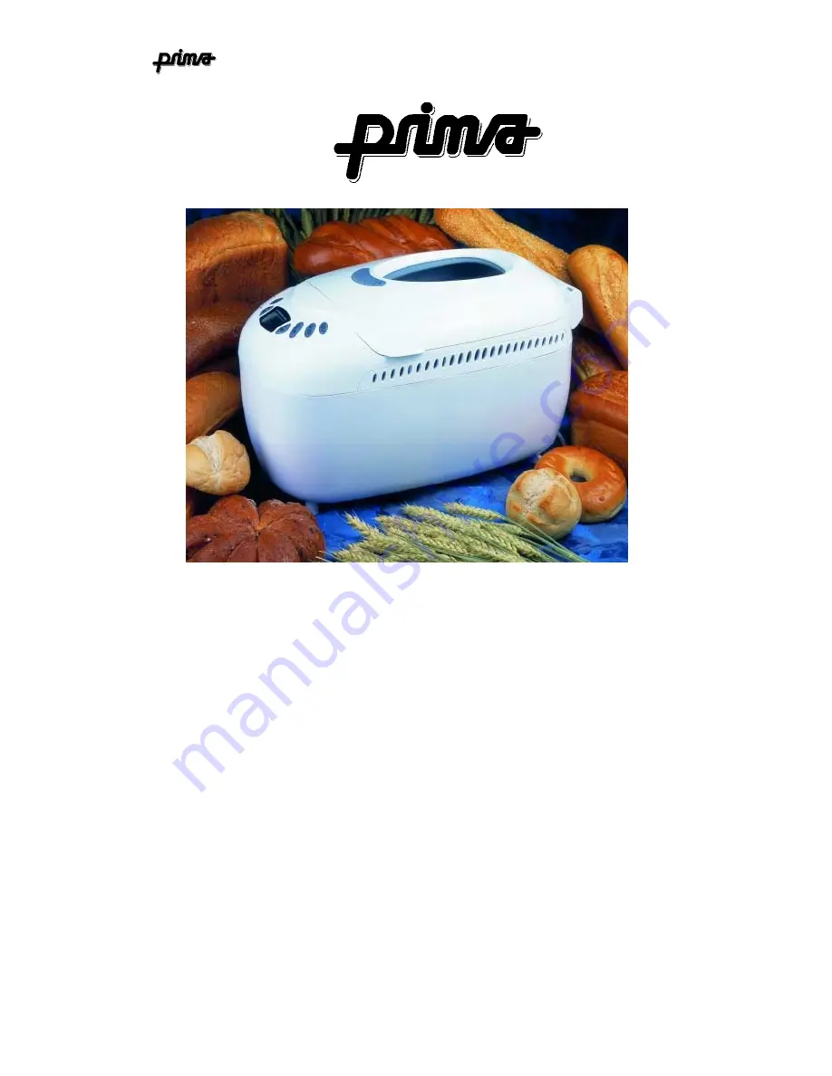 Prima Home Bakery ABM7 Instruction Manual Download Page 1