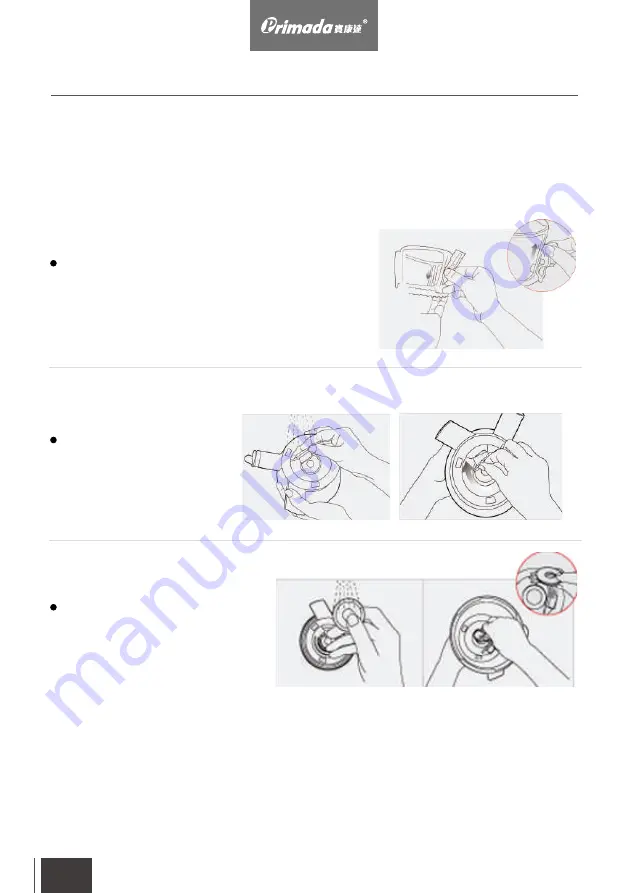 Primada PSJ260 Instruction Manual Download Page 20