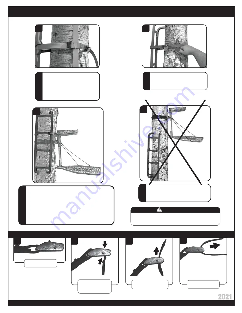 PRIMAL TREESTANDS PTRR-145 Instruction And Safety Manual Download Page 6