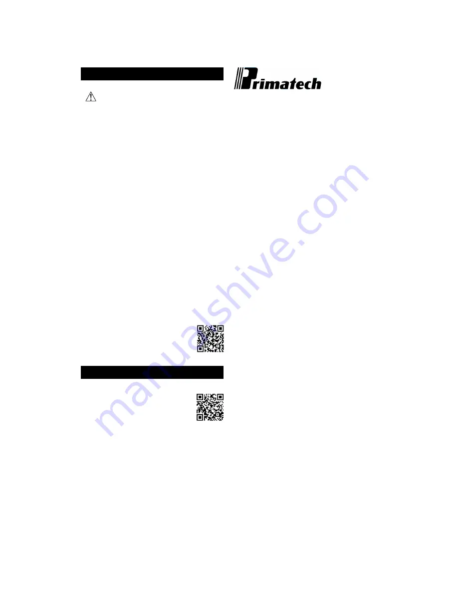 primatech P250AR Operating Instructions Manual Download Page 7