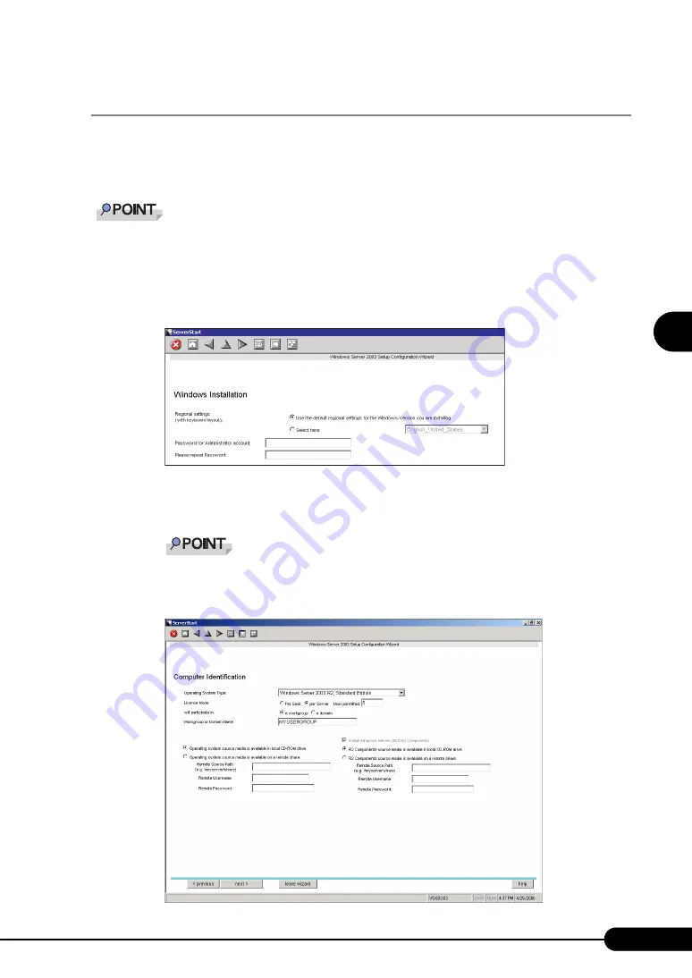 PRIMERGY BX620 S3 User Manual Download Page 55