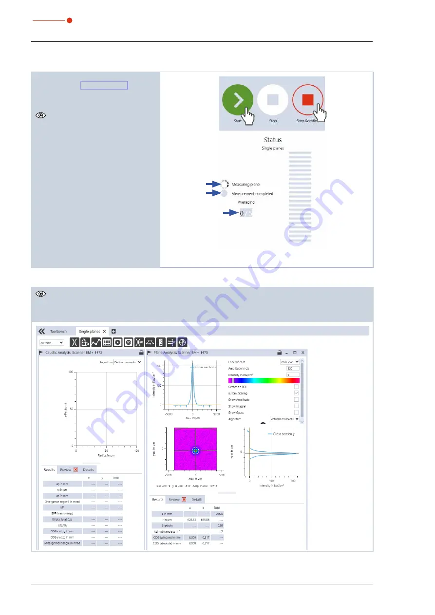 Primes BeamMonitor BM+ Series Operating Manual Download Page 28