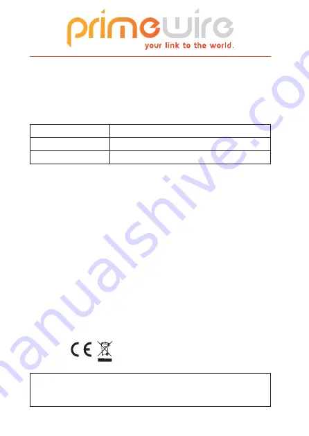 Primewire 303223 Instruction Sheet Download Page 2