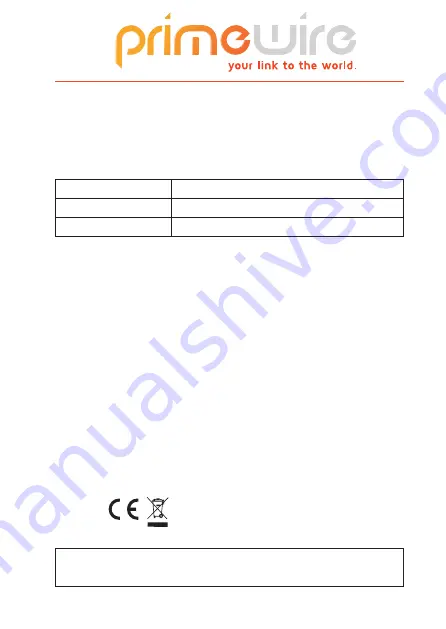 Primewire 303223 Instruction Sheet Download Page 3