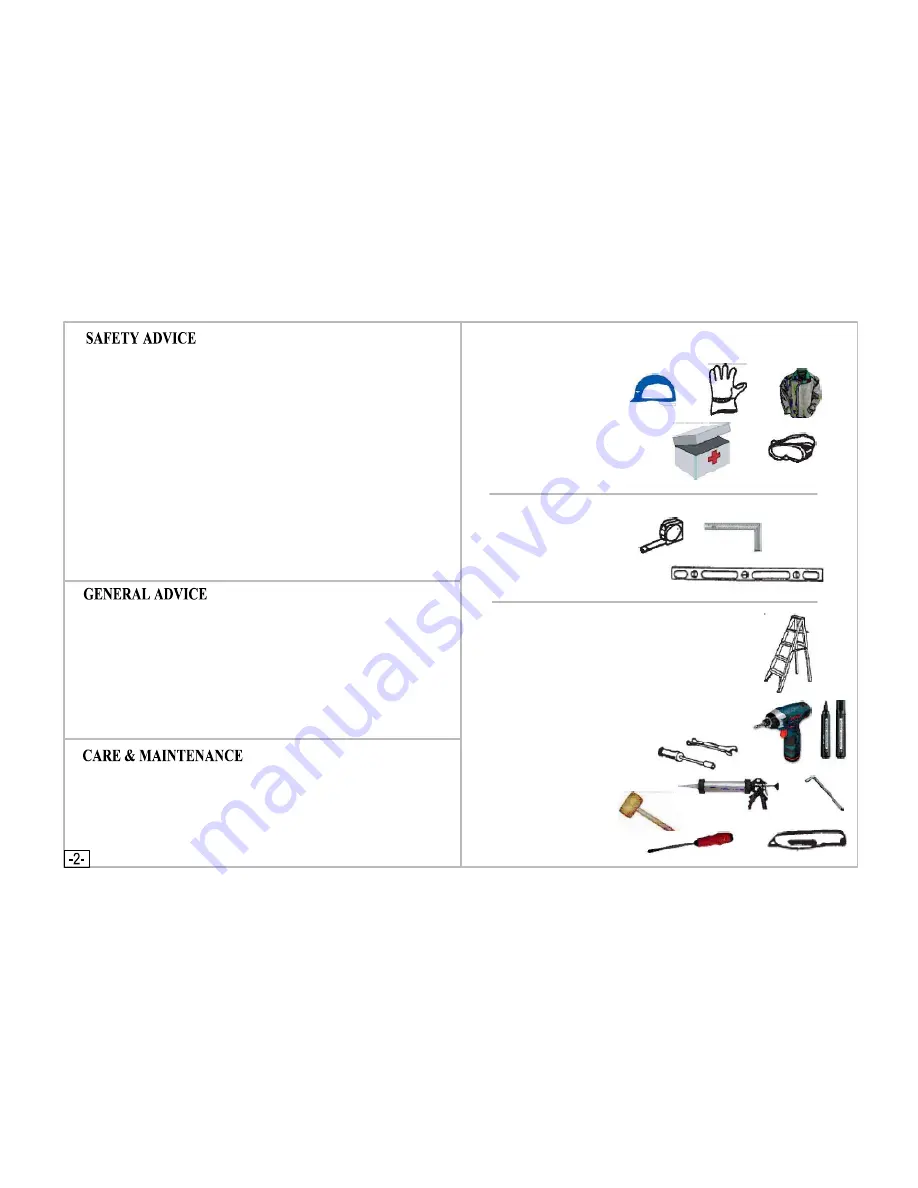 Primrose CAN0025 Assembly Manual Download Page 2