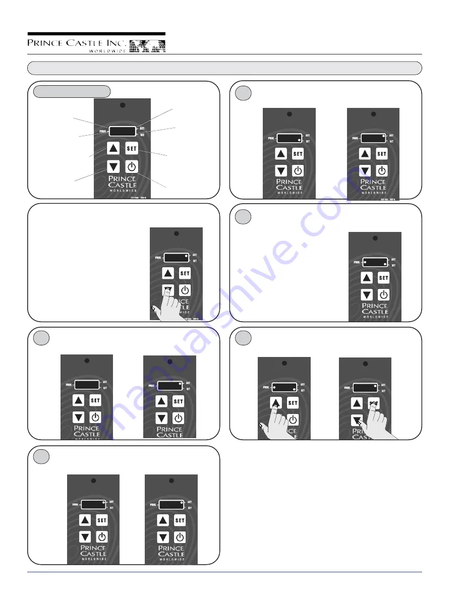 Prince Castle TX-230BKCE Operation Manual Download Page 6