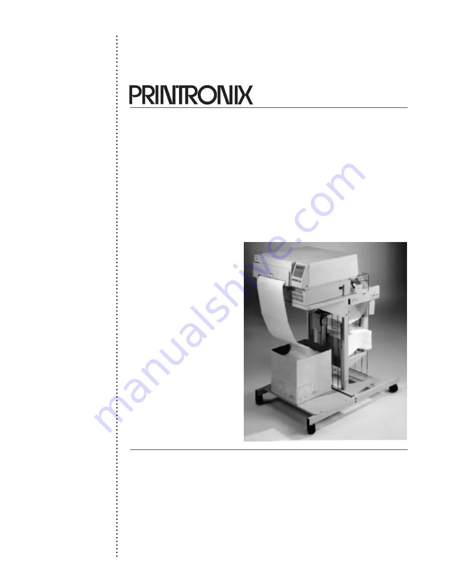 Printronix L1024 Maintenance Manual Download Page 1