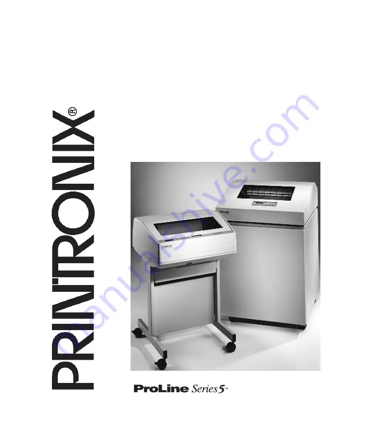 Printronix P5005A Скачать руководство пользователя страница 1