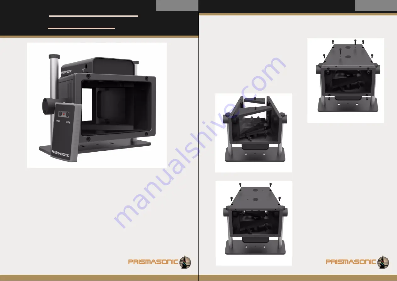 Prismasonic Cinomorph P-100R Setup Instructions Download Page 1